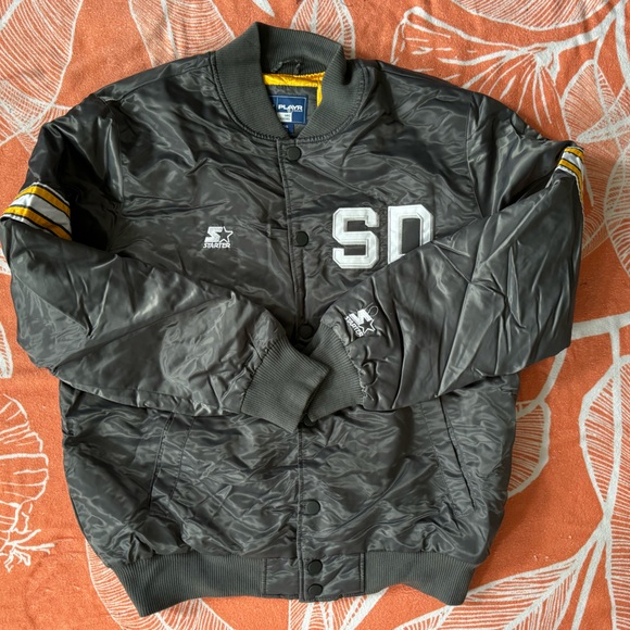 STARTER San Diego Fleet Varsity Bomber Jacket - Picture 1 of 13